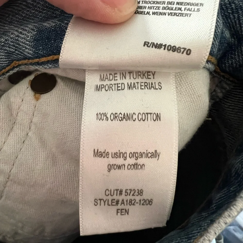 AGOLDE Fen Cropped Straight-Leg Jeans in Wander Wash - Picture 12 of 12